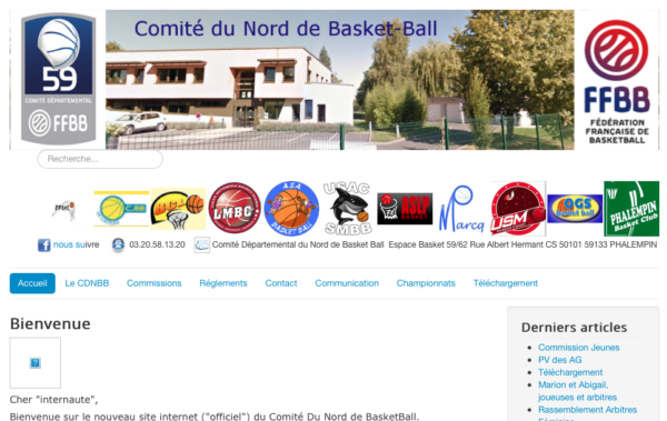 logo Comité départemental du Nord de Basket Ball